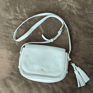 Rare Kate Spade mint green Crossbody Bag with tassels-Clean EUC